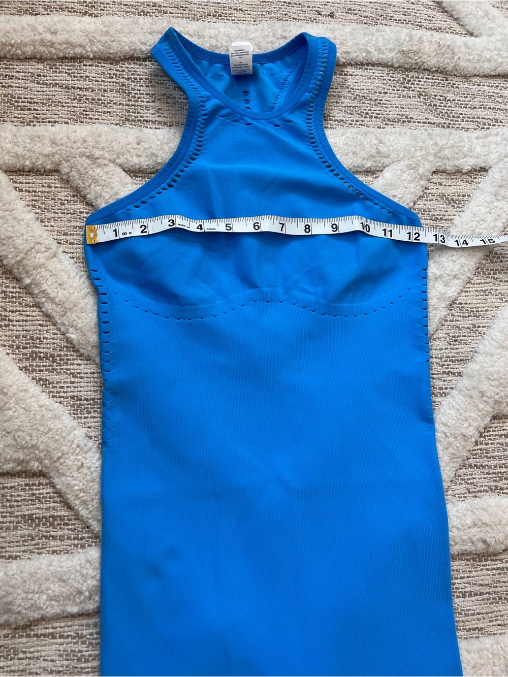 ALO Yoga SEAMLESS OPEN AIR RAZOR
BACK ATHLETIC CASUAL DRESS XS Azure Blue - Picture 4 of 9